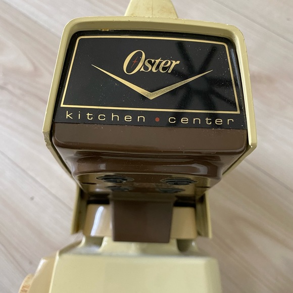 Vtg Oster Regency 12 Speed Kitchen Center Genuine Motor Base Mixer Head - Picture 7 of 7